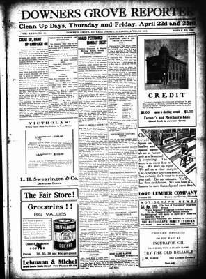 Downers Grove Reporter, 16 Apr 1915