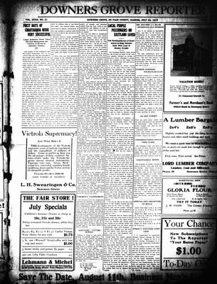 Downers Grove Reporter, 30 Jul 1915