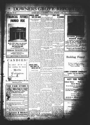 Downers Grove Reporter, 3 Sep 1915