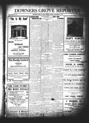 Downers Grove Reporter, 5 Nov 1915