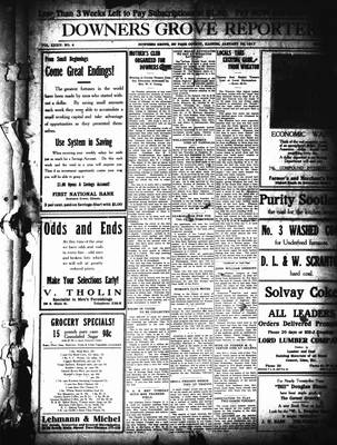 Downers Grove Reporter, 26 Jan 1917