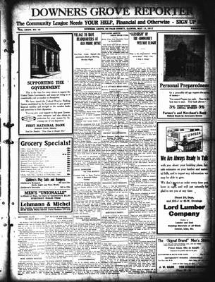 Downers Grove Reporter, 11 May 1917