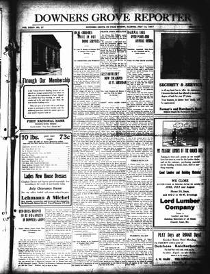 Downers Grove Reporter, 13 Jul 1917