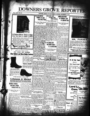 Downers Grove Reporter, 2 Nov 1917