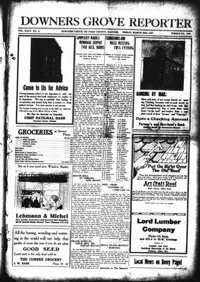 Downers Grove Reporter, 22 Mar 1918