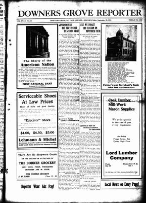 Downers Grove Reporter, 20 Sep 1918