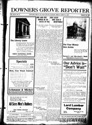 Downers Grove Reporter, 14 Mar 1919