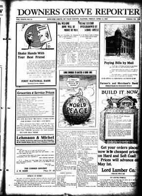 Downers Grove Reporter, 11 Apr 1919