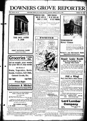 Downers Grove Reporter, 4 Jul 1919