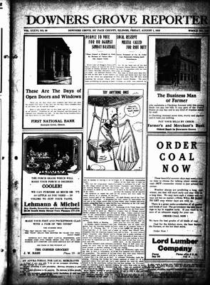 Downers Grove Reporter, 1 Aug 1919