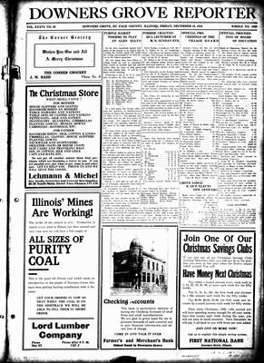 Downers Grove Reporter, 19 Dec 1919