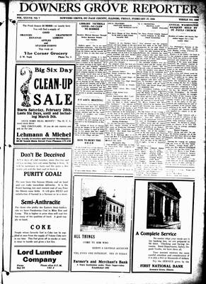 Downers Grove Reporter, 27 Feb 1920