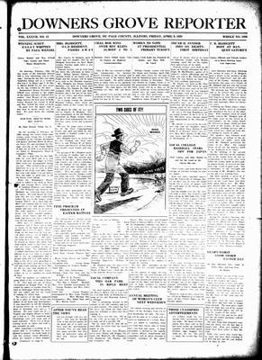 Downers Grove Reporter, 9 Apr 1920