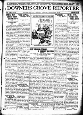 Downers Grove Reporter, 13 Aug 1920