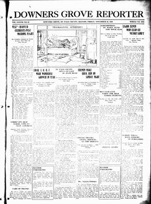 Downers Grove Reporter, 26 Nov 1920