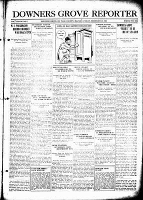 Downers Grove Reporter, 25 Feb 1921