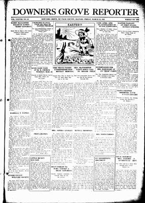 Downers Grove Reporter, 25 Mar 1921