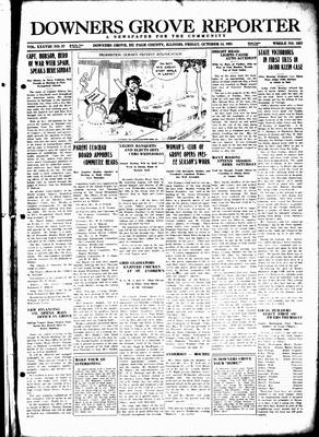 Downers Grove Reporter, 14 Oct 1921