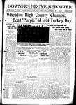 Downers Grove Reporter, 25 Nov 1921