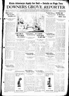 Downers Grove Reporter, 16 Dec 1921