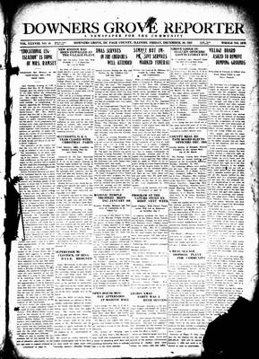 Downers Grove Reporter, 30 Dec 1921