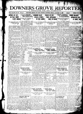 Downers Grove Reporter, 13 Jan 1922