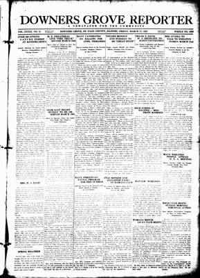 Downers Grove Reporter, 17 Mar 1922