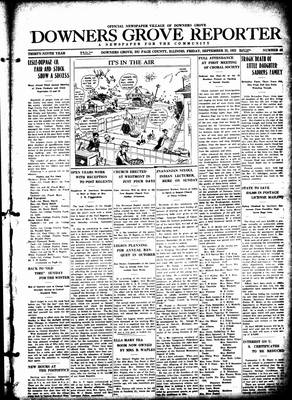 Downers Grove Reporter, 22 Sep 1922