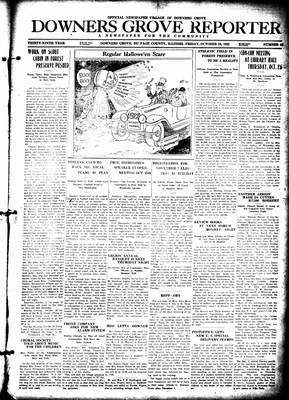 Downers Grove Reporter, 20 Oct 1922