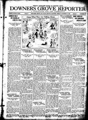 Downers Grove Reporter, 27 Oct 1922