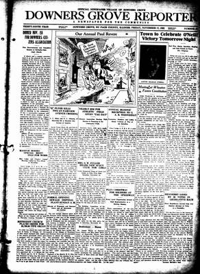 Downers Grove Reporter, 17 Nov 1922