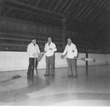 Members of the Curling Club 1955-56