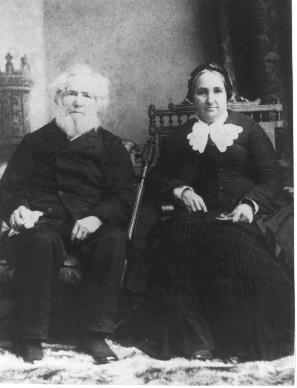 George Commander and wife Sarah (Barnes), 1882