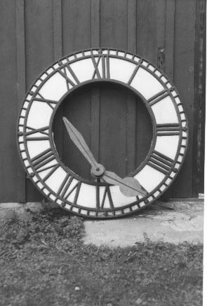 Clock face from the old Acton post office 1990