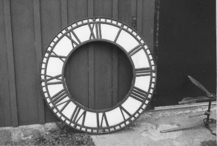 Clock face from the old Acton post office 1990