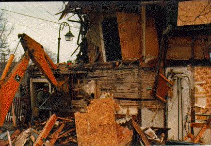 The Canadian Hotel Demolition 1988