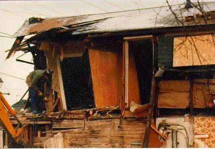 The Canadian Hotel Demolition 1988