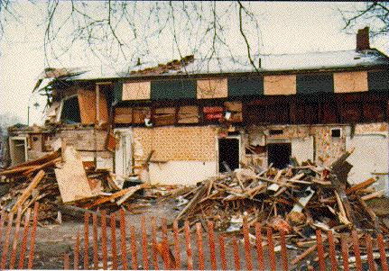 The Canadian Hotel Demolition 1988