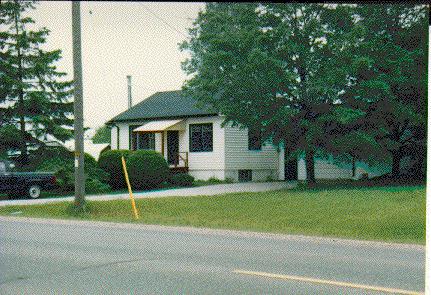 White Frame House on Highway #7