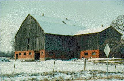 Barn on Trafalgar Road 1988