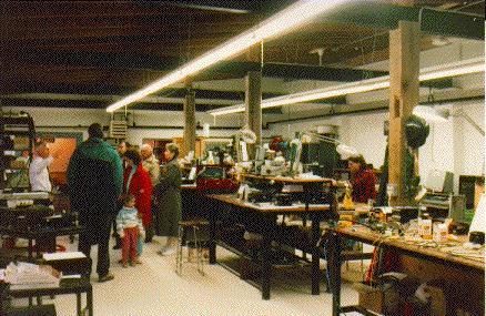 Interior of  Beaumont Mill 1990