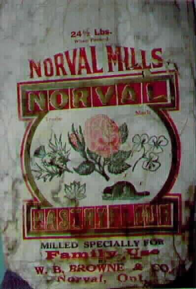 Bag from Norval Mills, c. 1920