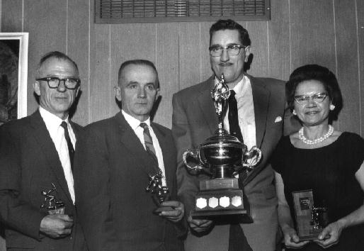 Award Presentation at the North Halton Curling Club, 1966