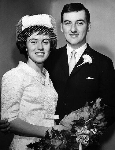 Wedding Photo of Mr & Mrs Julian, 1965