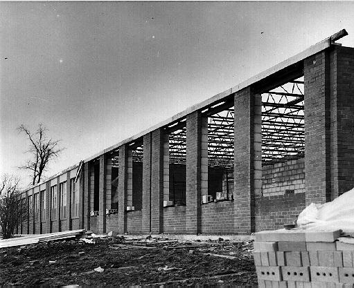 Construction at Stewarttown Senior Public School, 1965