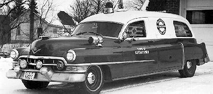 New Cadillac for the Volunteer Ambulance Service, 1965