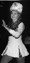 Majorette at Santa Claus Parade, 1965