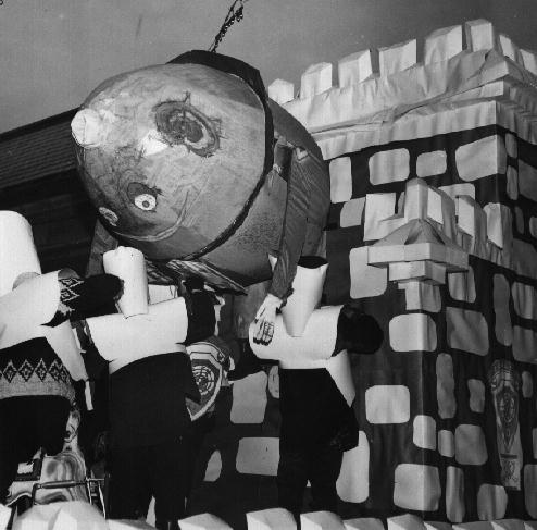 Humpty Dumpty Float, Santa Claus Parade, 1965