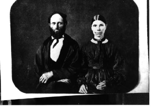 Thomas and Emma (Collom) Crewson c1860