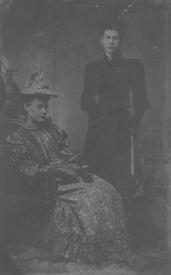 Two Unidentified Women c1870